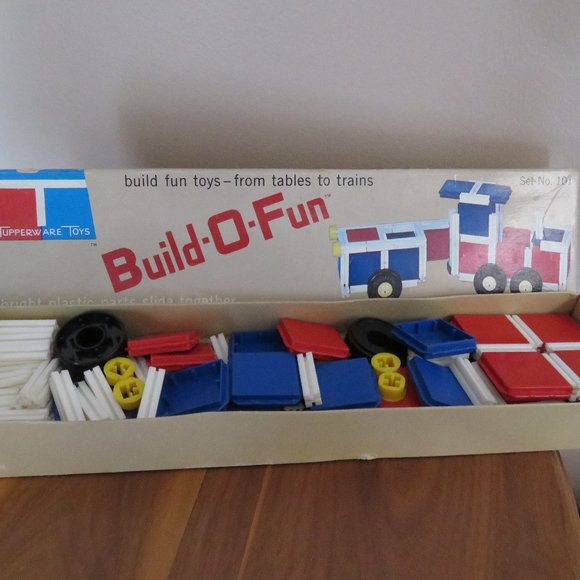 Tupperware Toys Tupper Toys Buildofun Building Set 1 Tupperware
